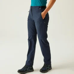 Women's Travel Light II Zip Off Packaway Trousers | Navy