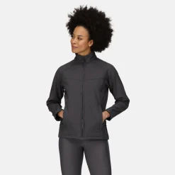 Women's Uproar Interactive Softshell Jacket | Seal Grey