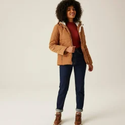 Women's Winnie Quilted Jacket | Bran Brown
