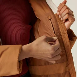 Women's Winnie Quilted Jacket | Bran Brown