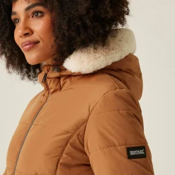 Women's Winnie Quilted Jacket | Bran Brown
