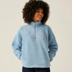 Women's Zeeke Fluffy Fleece | Soft Denim
